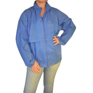 Pacific Trail XL Blue Nylon Windbreaker Jacket For Men